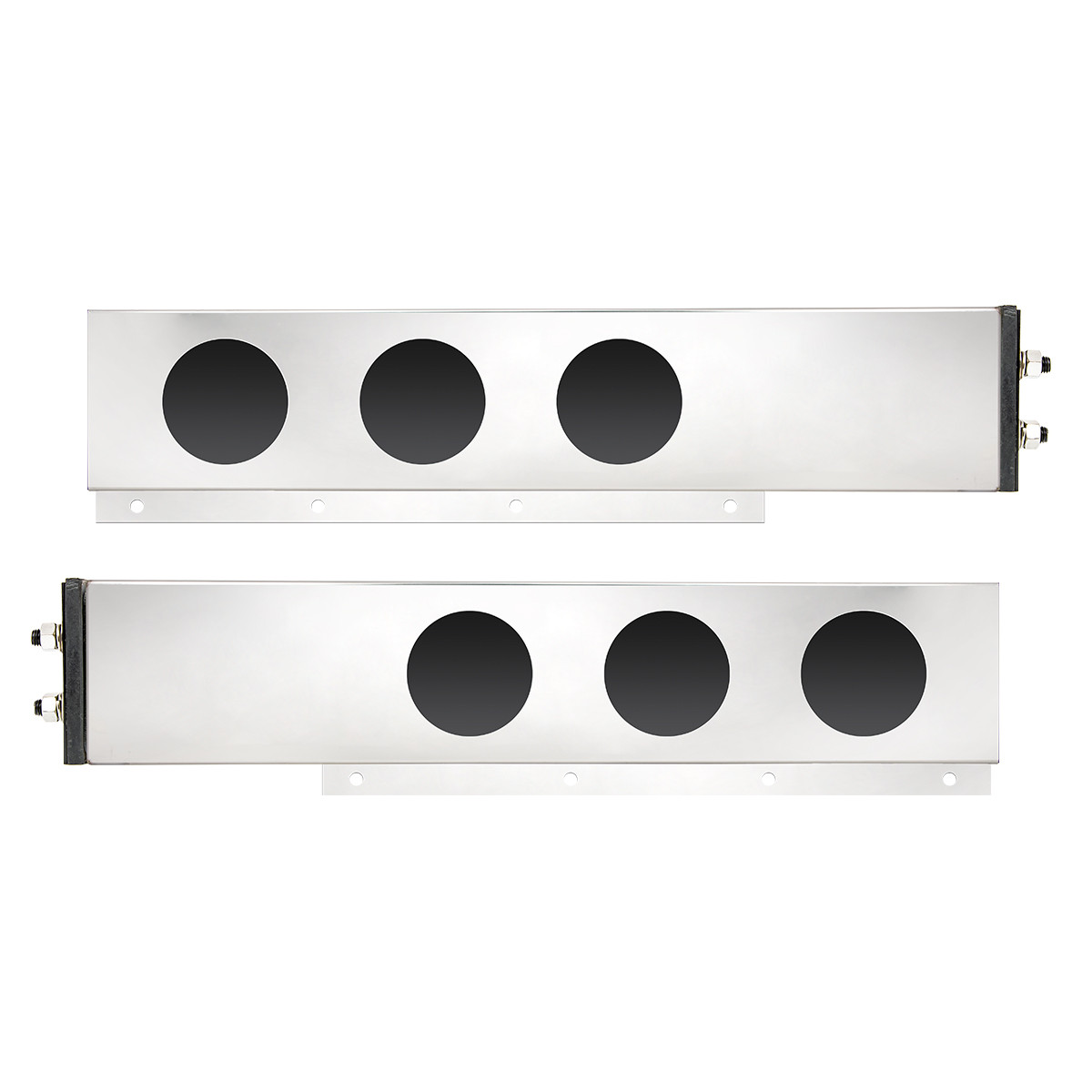 2-Pc Interchangeable S.S. Spring-Loaded LB w/4" LEDs