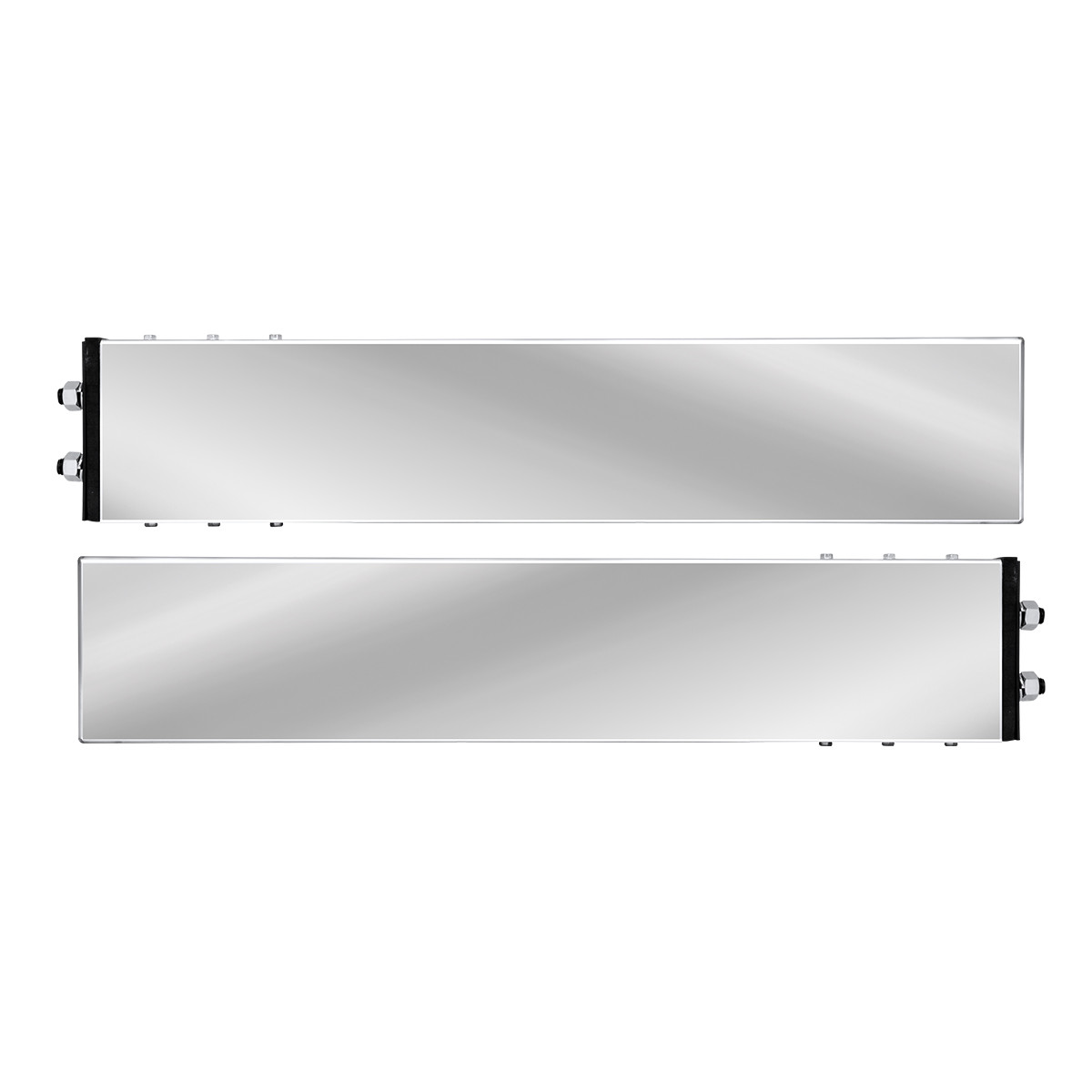 2-Pc Interchangeable Spring-Loaded SS Rear Light Bar