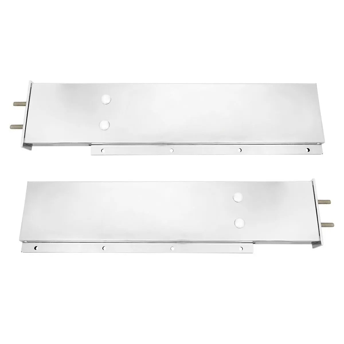 2-Pc Spring-Loaded Stainless Steel Rear Light Bar