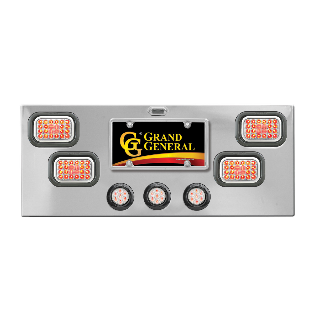 Stainless Steel Rear Center Light Panel