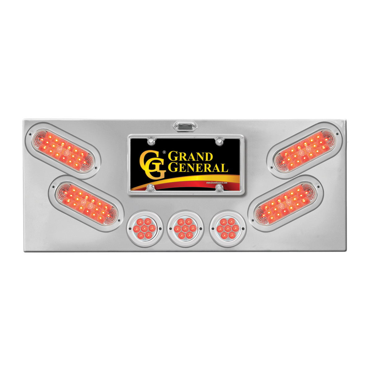 Stainless Steel Rear Center Light Panel