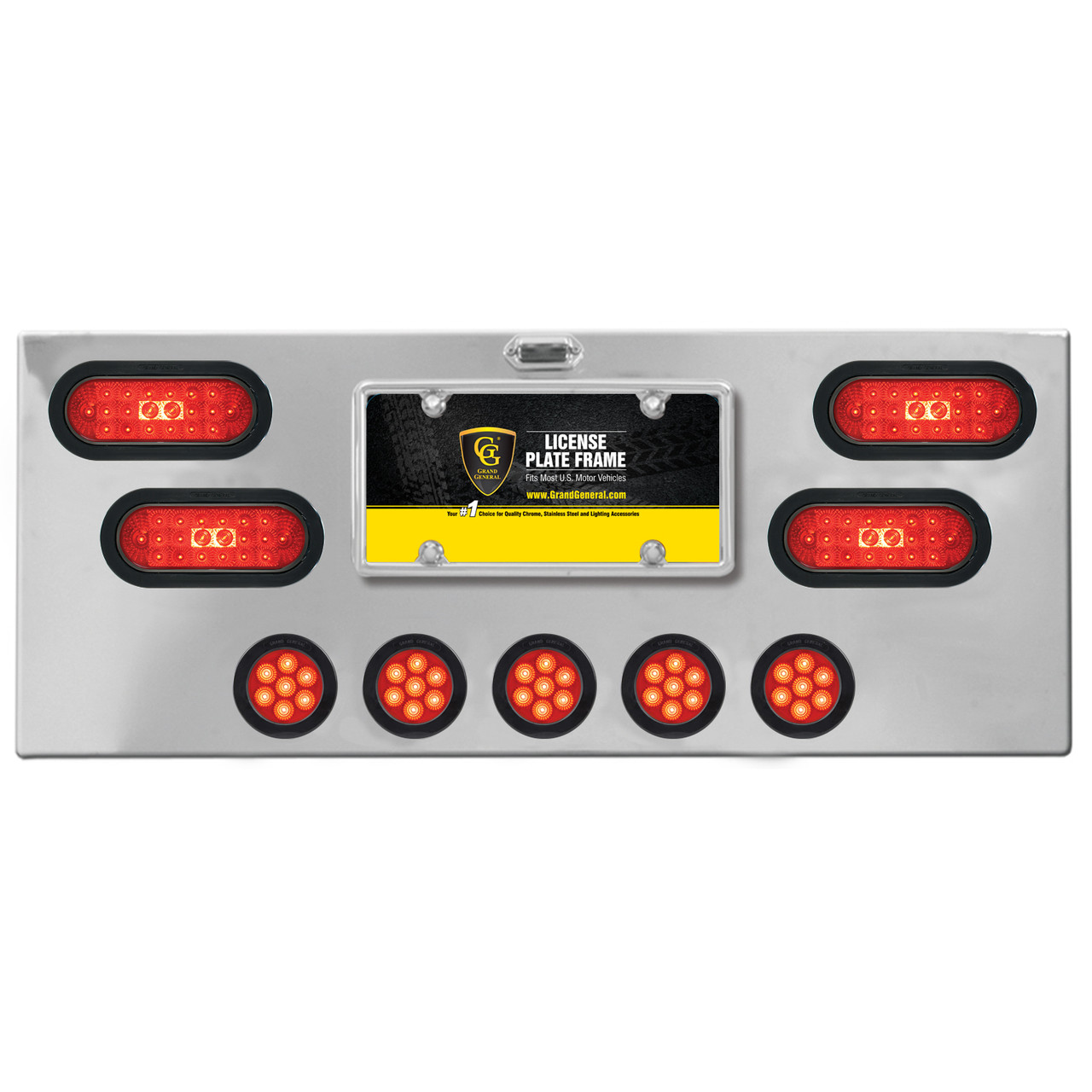 Stainless Steel Rear Center Light Panel - Thumbnail 2