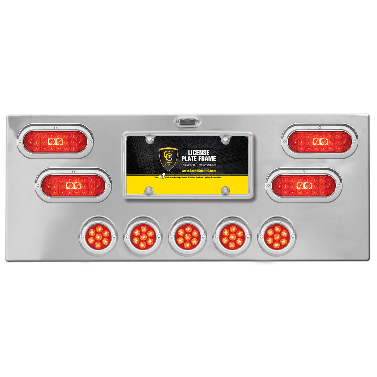 Stainless Steel Rear Center Light Panel - Thumbnail 2