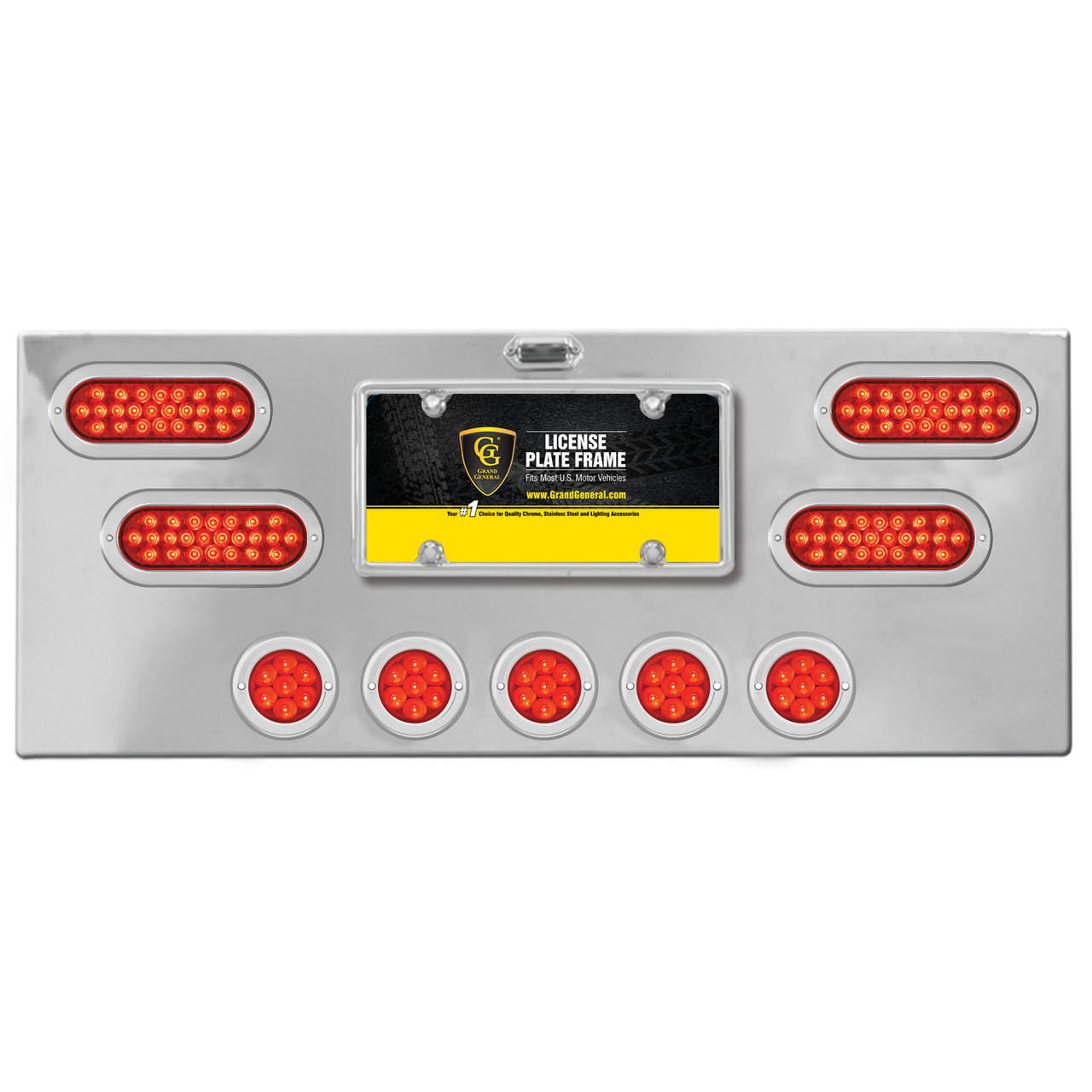 Stainless Steel Rear Center Light Panel - Thumbnail 2