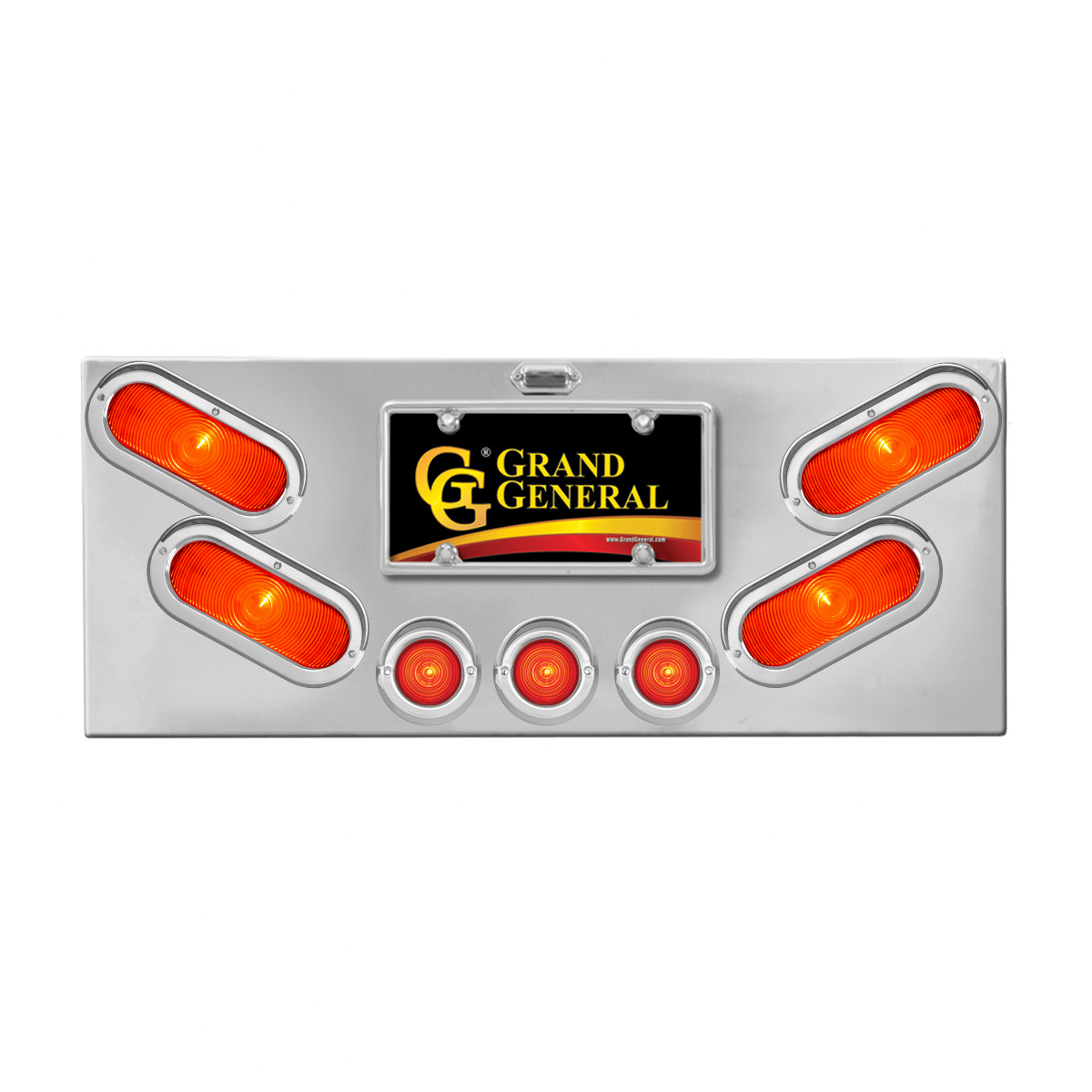 Stainless Steel Rear Center Light Panel