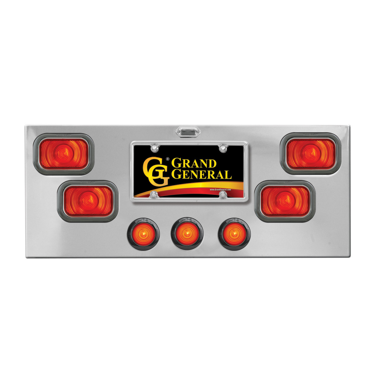 Stainless Steel Rear Center Light Panel