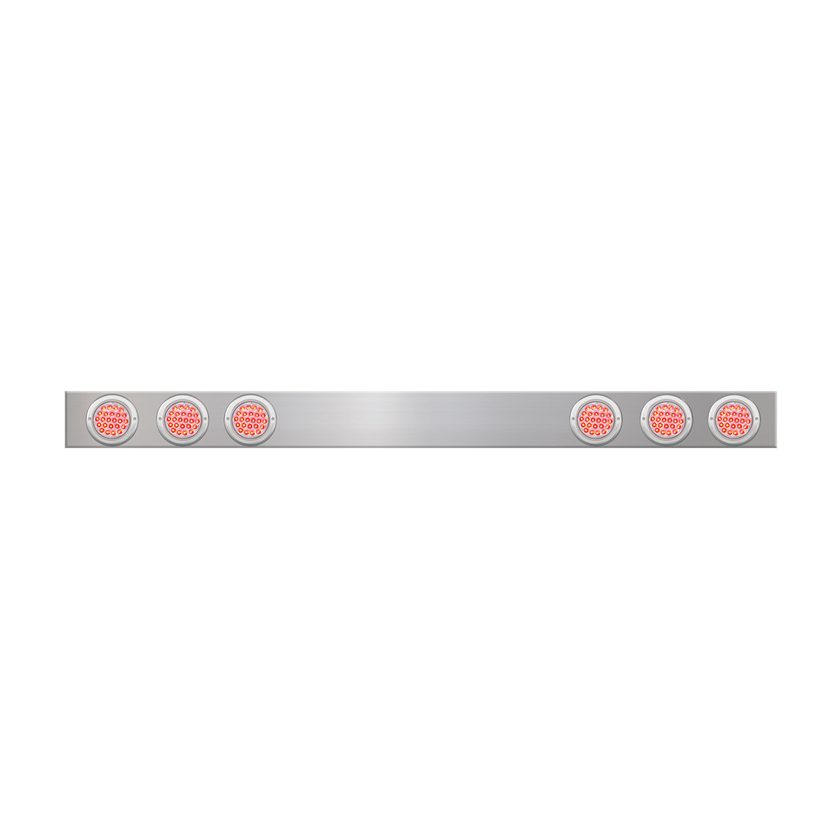 1-Pc Chrome Plated Steel Light Bar
