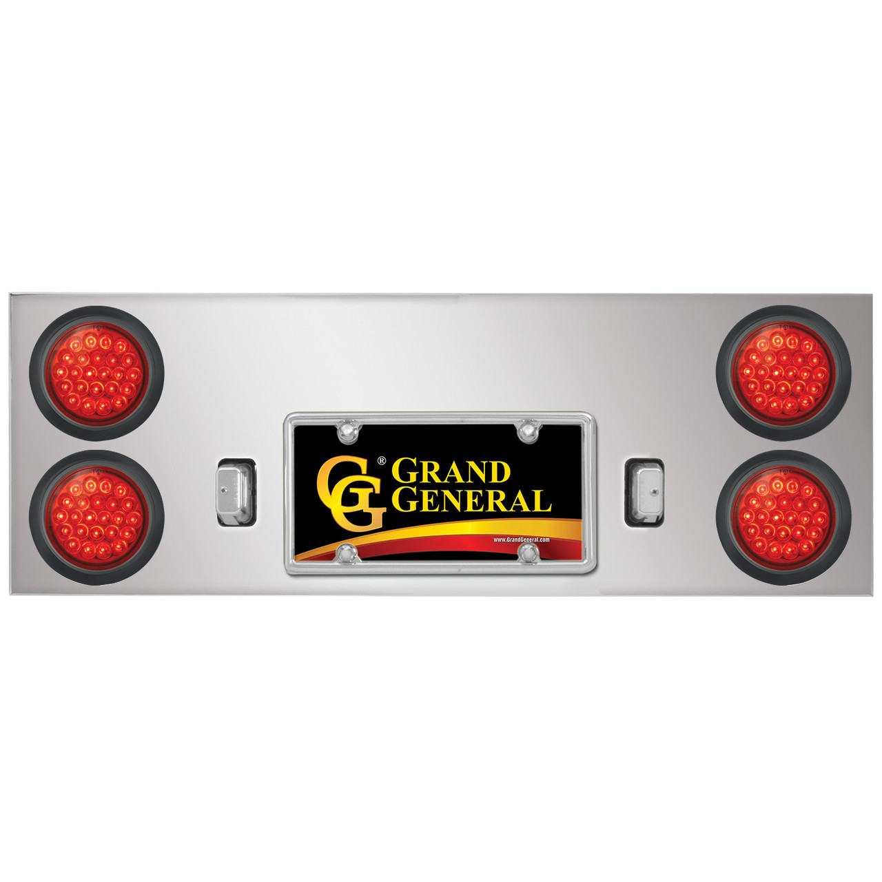 Stainless Steel Rear Center Light Panel