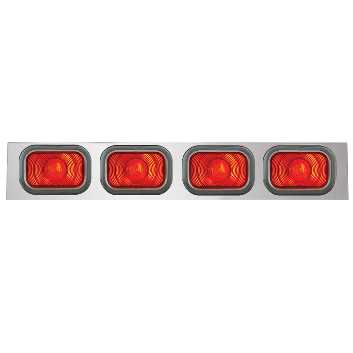 Chrome Plated Steel Rear Center Light Panel