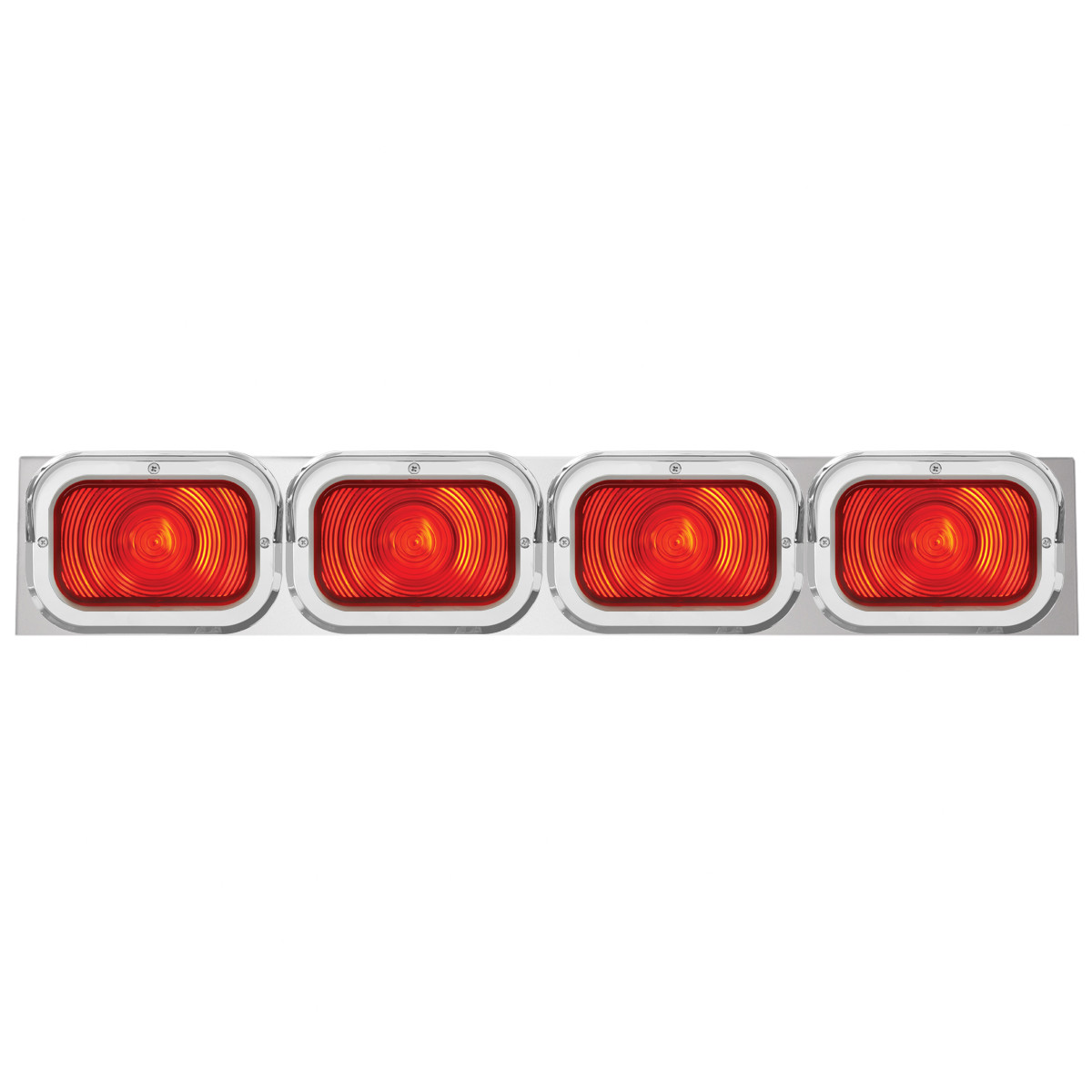 Chrome Plated Steel Rear Center Light Panel