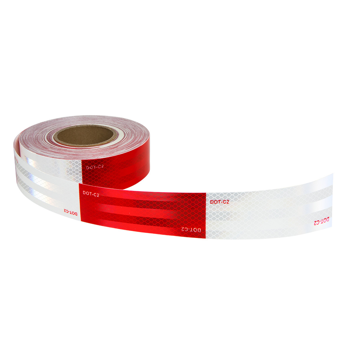 High-Viz USA DOT-C2 Conspicuity Tape Red & White 150' Roll