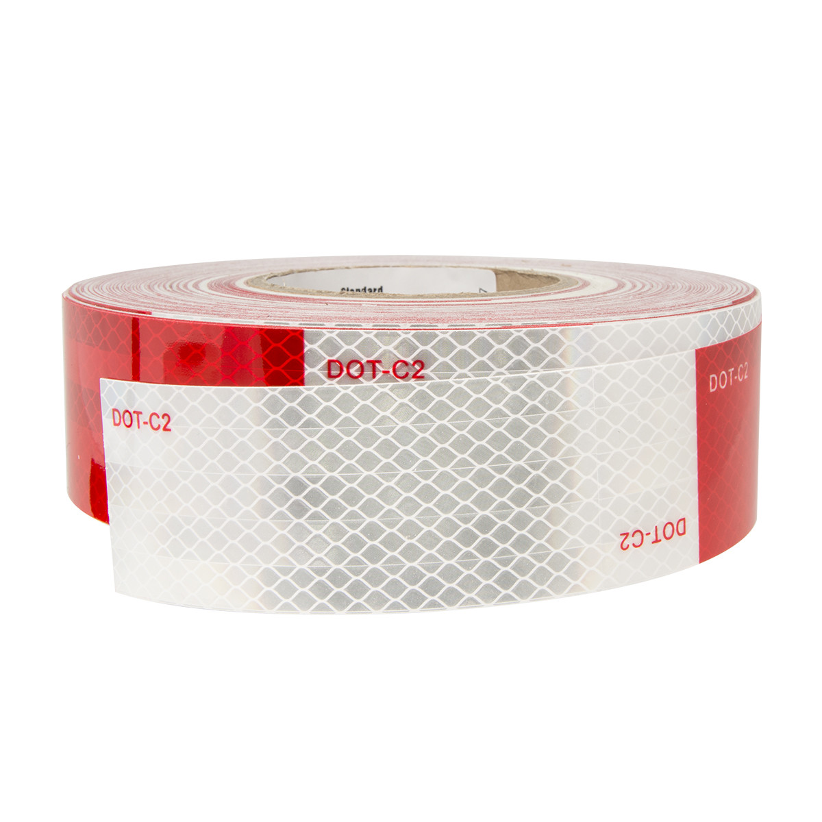 High-Viz USA DOT-C2 Conspicuity Tape Red & White 150' Roll