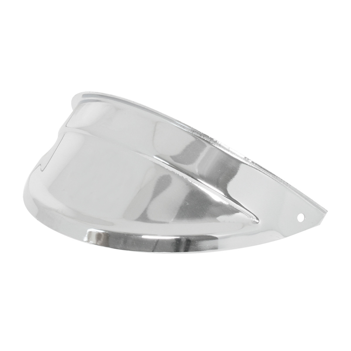 Chrome Headlight Visor with Color Dot