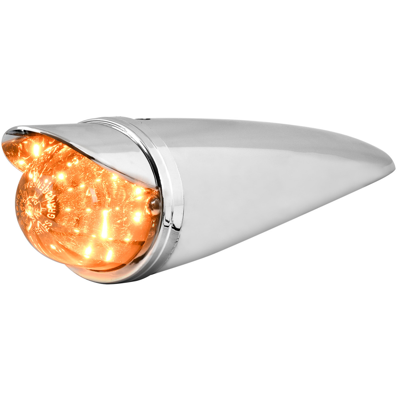 Classic Watermelon LED Cab Light with Chrome Plastic Housing - Thumbnail 2