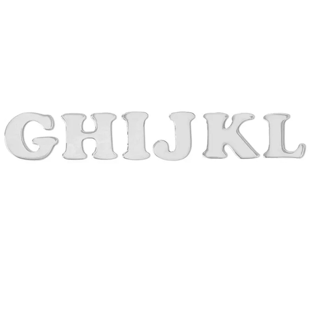 Traditional Letter Cut Out G - L