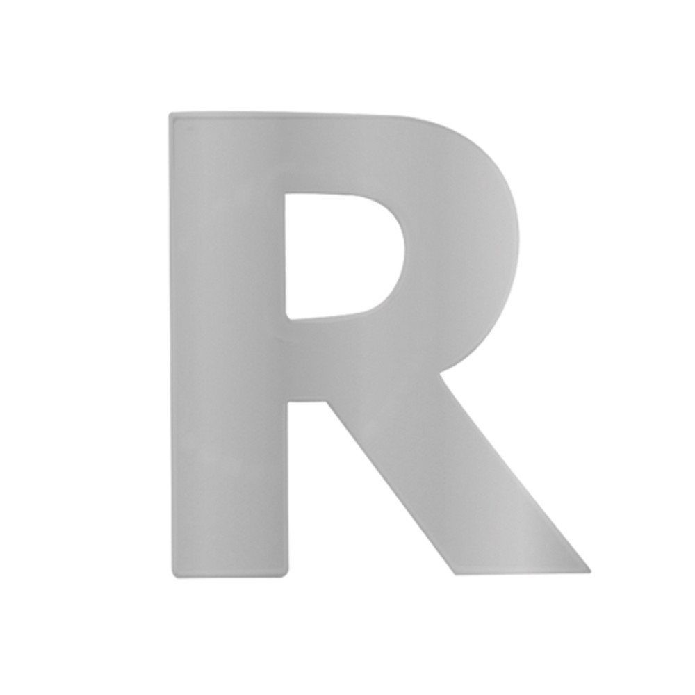 Modern Letter Cut Out M - R