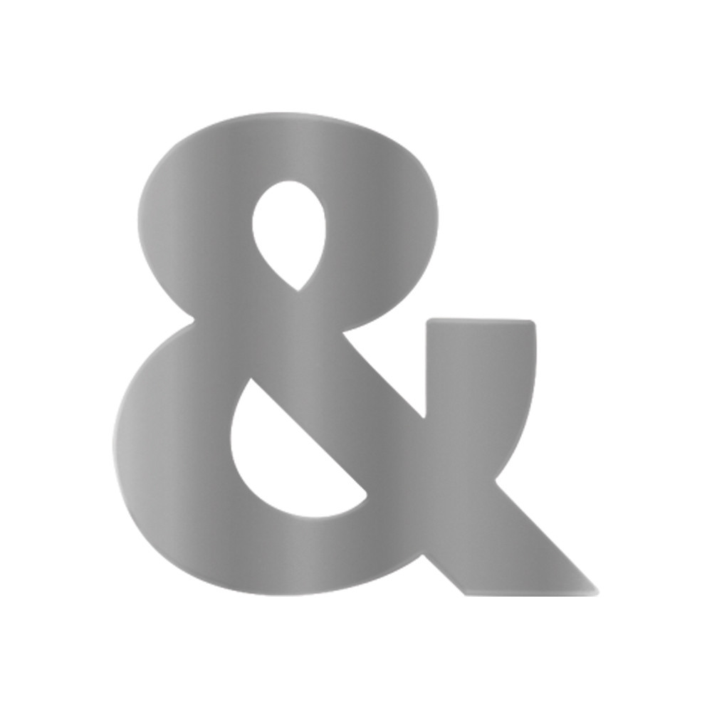 Modern Letter Cut Out X - Z and &