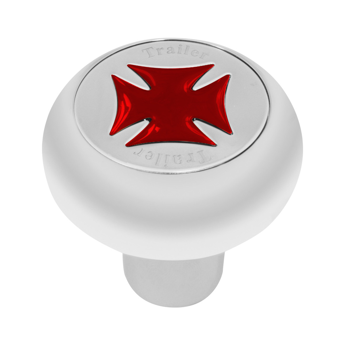 Iron Cross Chrome Air Valve Knob in Assorted Colors