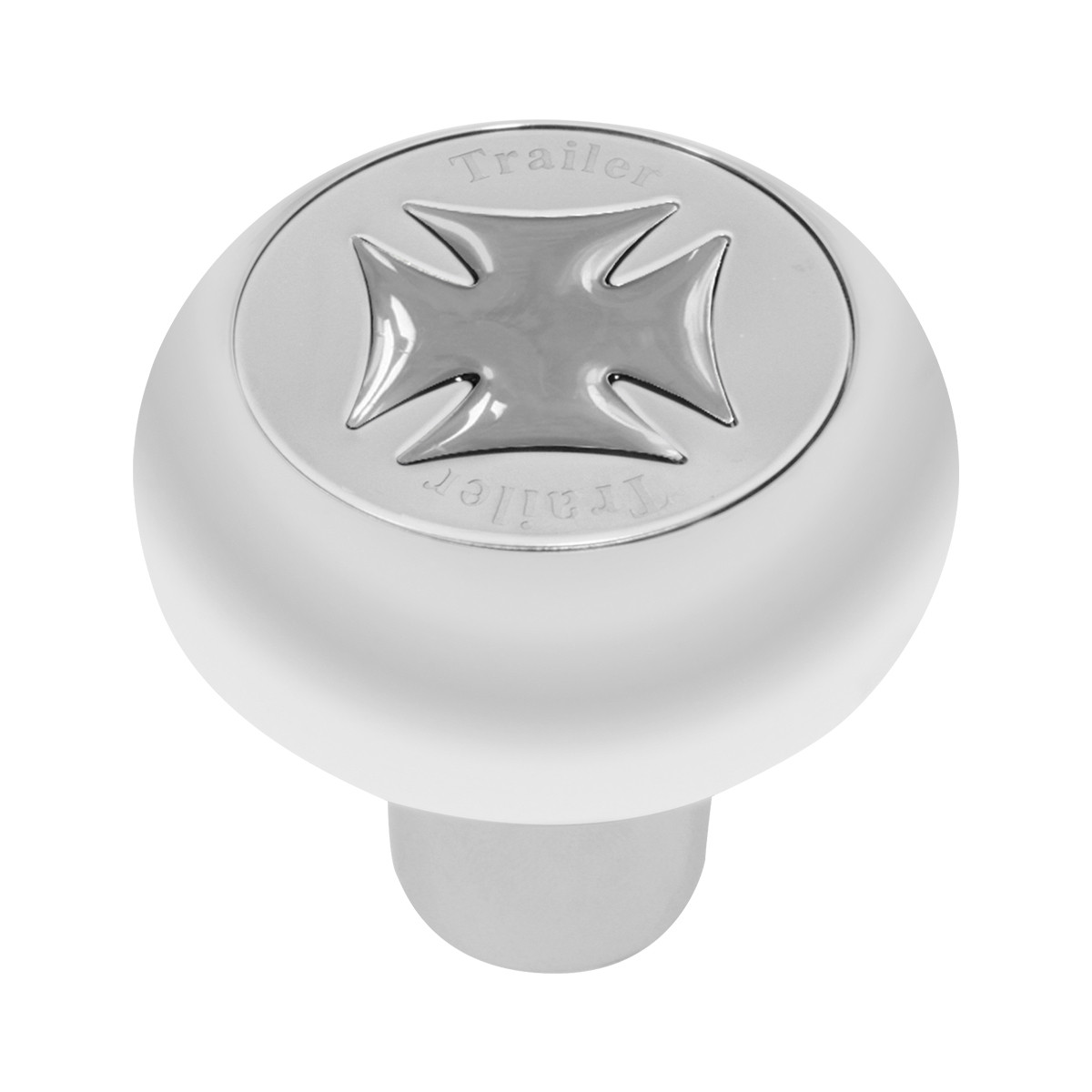 Iron Cross Chrome Air Valve Knob in Gold/Silver
