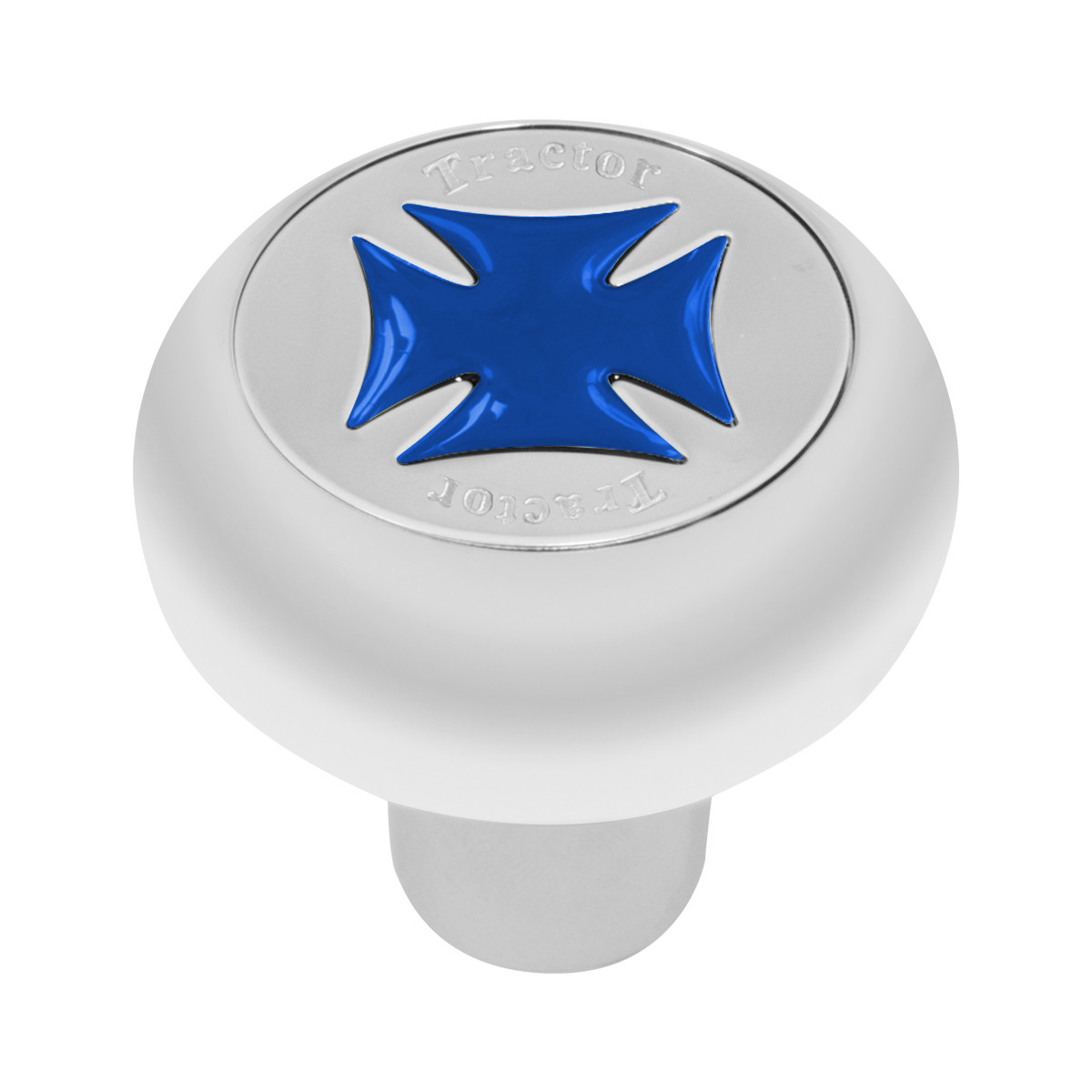 Iron Cross Chrome Air Valve Knob in Assorted Colors