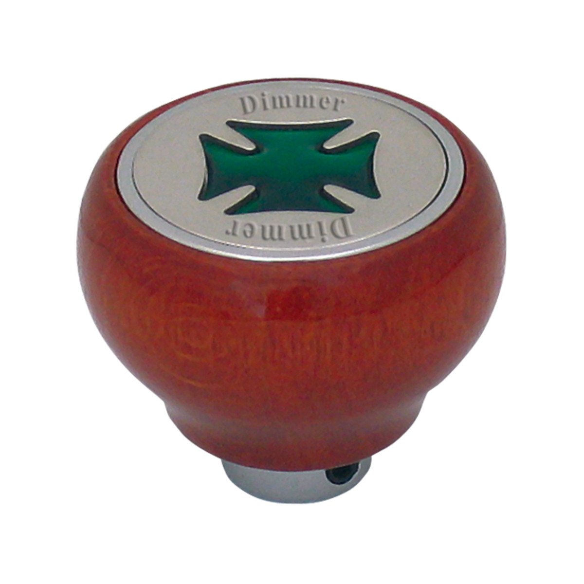 Iron Cross Wood Dashboard Knob in Assorted Color