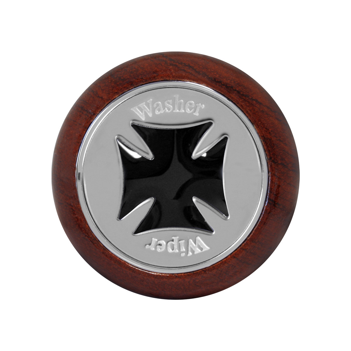 Iron Cross Rosewood Dashboard Knob in Assorted Colors - Thumbnail 2