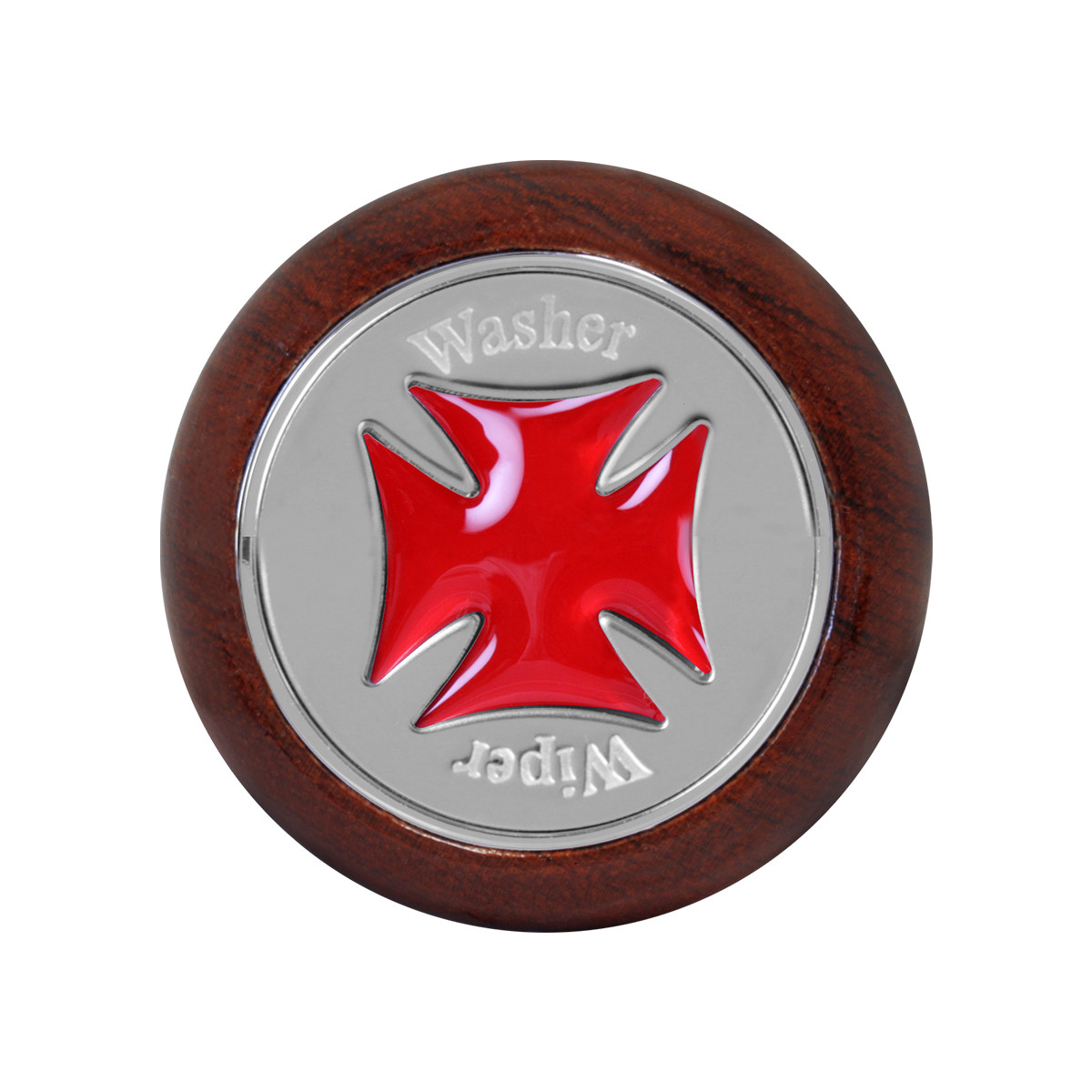 Iron Cross Rosewood Dashboard Knob in Assorted Colors - Thumbnail 2