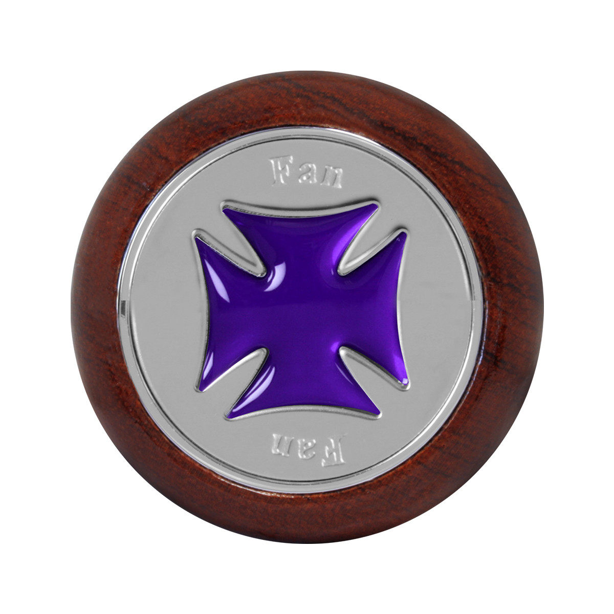 Iron Cross Rosewood Dashboard Knob in Assorted Colors - Thumbnail 2