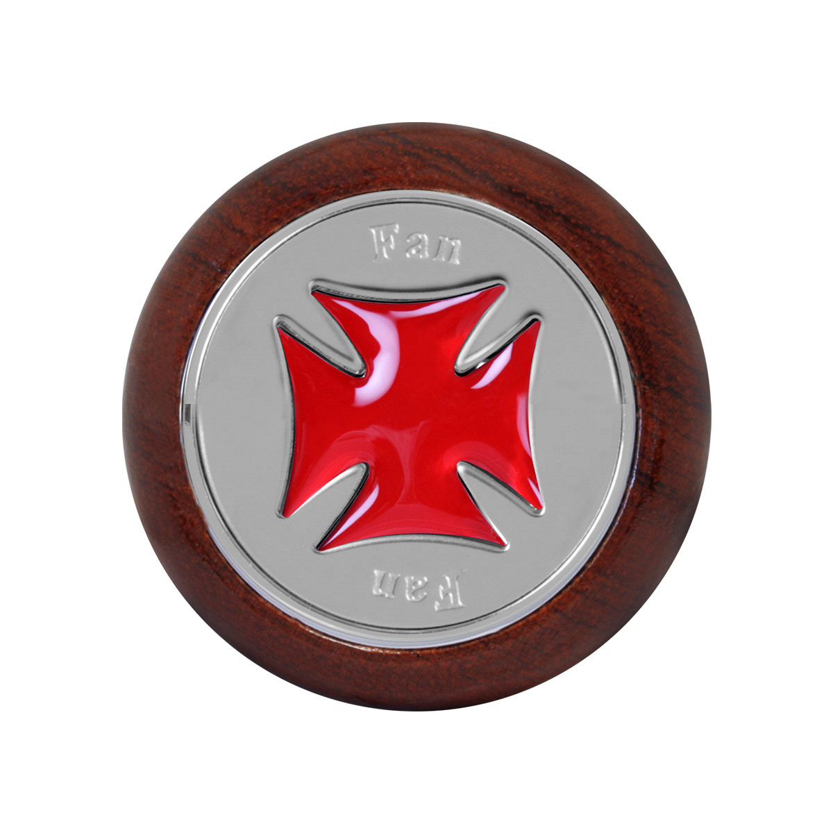 Iron Cross Rosewood Dashboard Knob in Assorted Colors - Thumbnail 2