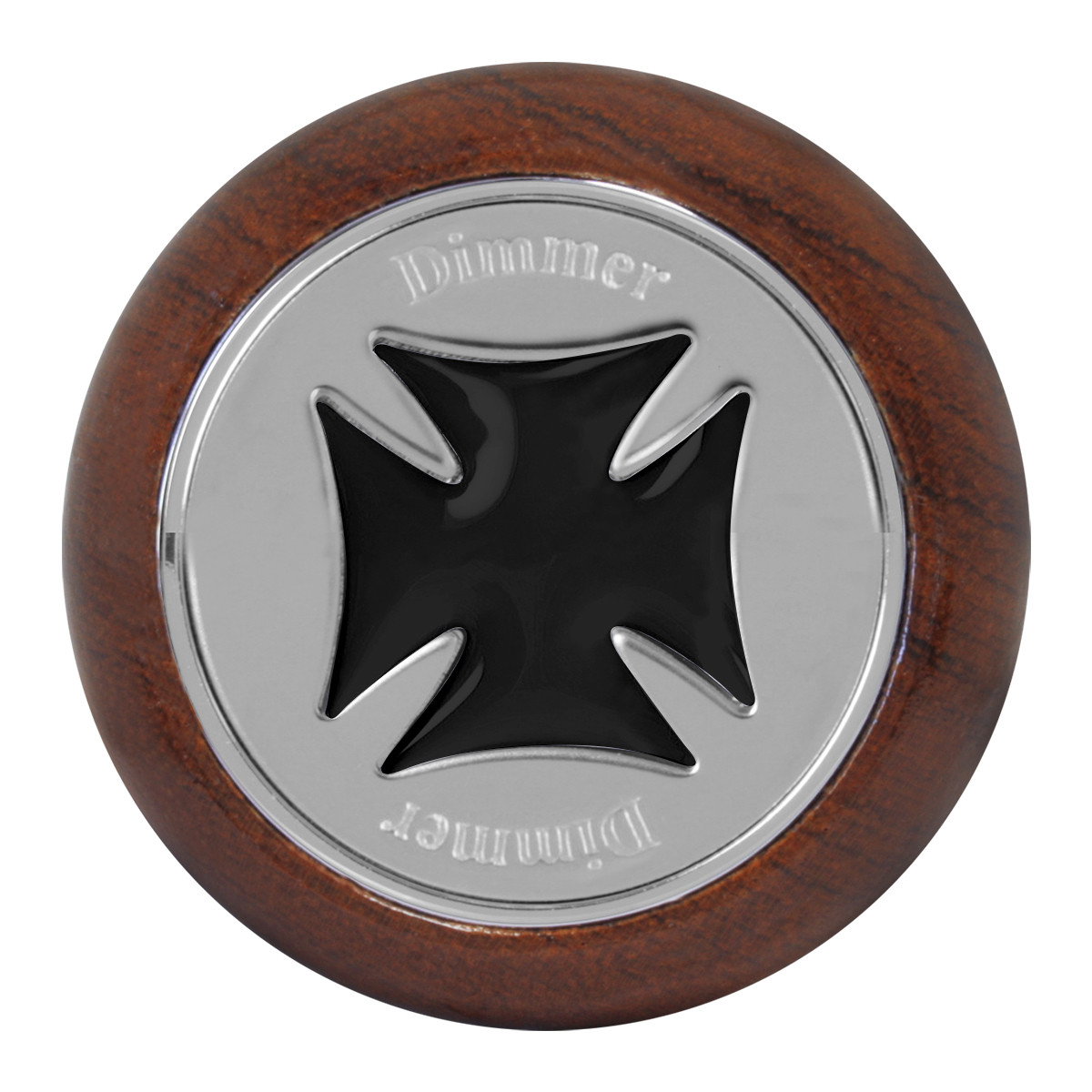 Iron Cross Rosewood Dashboard Knob in Assorted Colors - Thumbnail 2