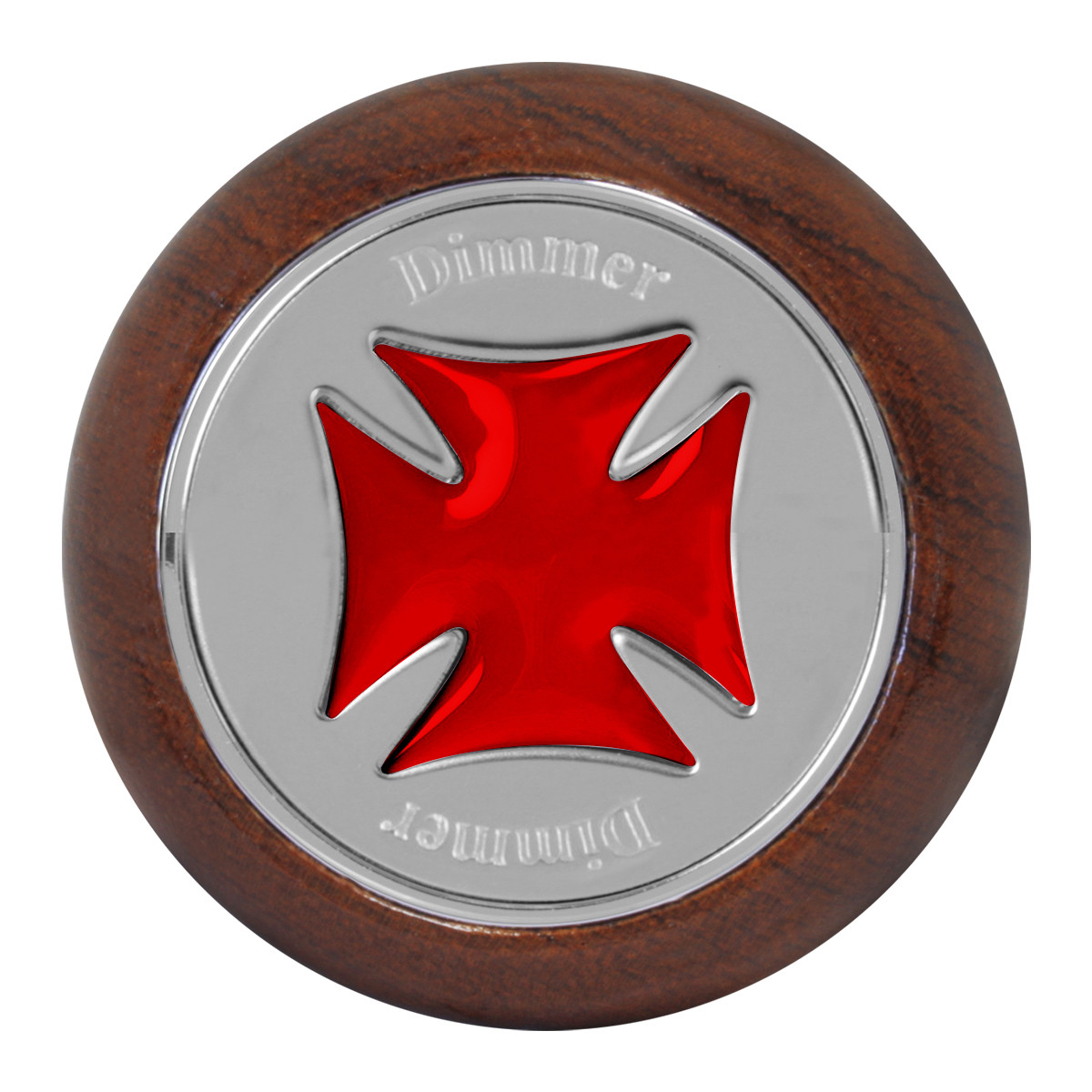 Iron Cross Rosewood Dashboard Knob in Assorted Colors - Thumbnail 2