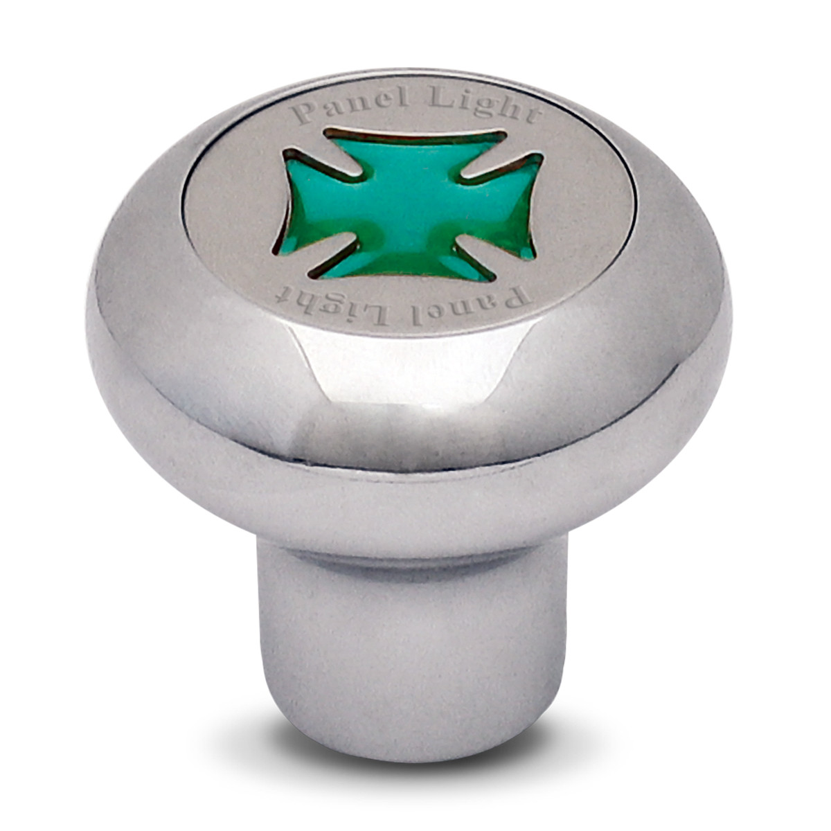 Iron Cross Chrome Dashboard Knob in Assorted Colors