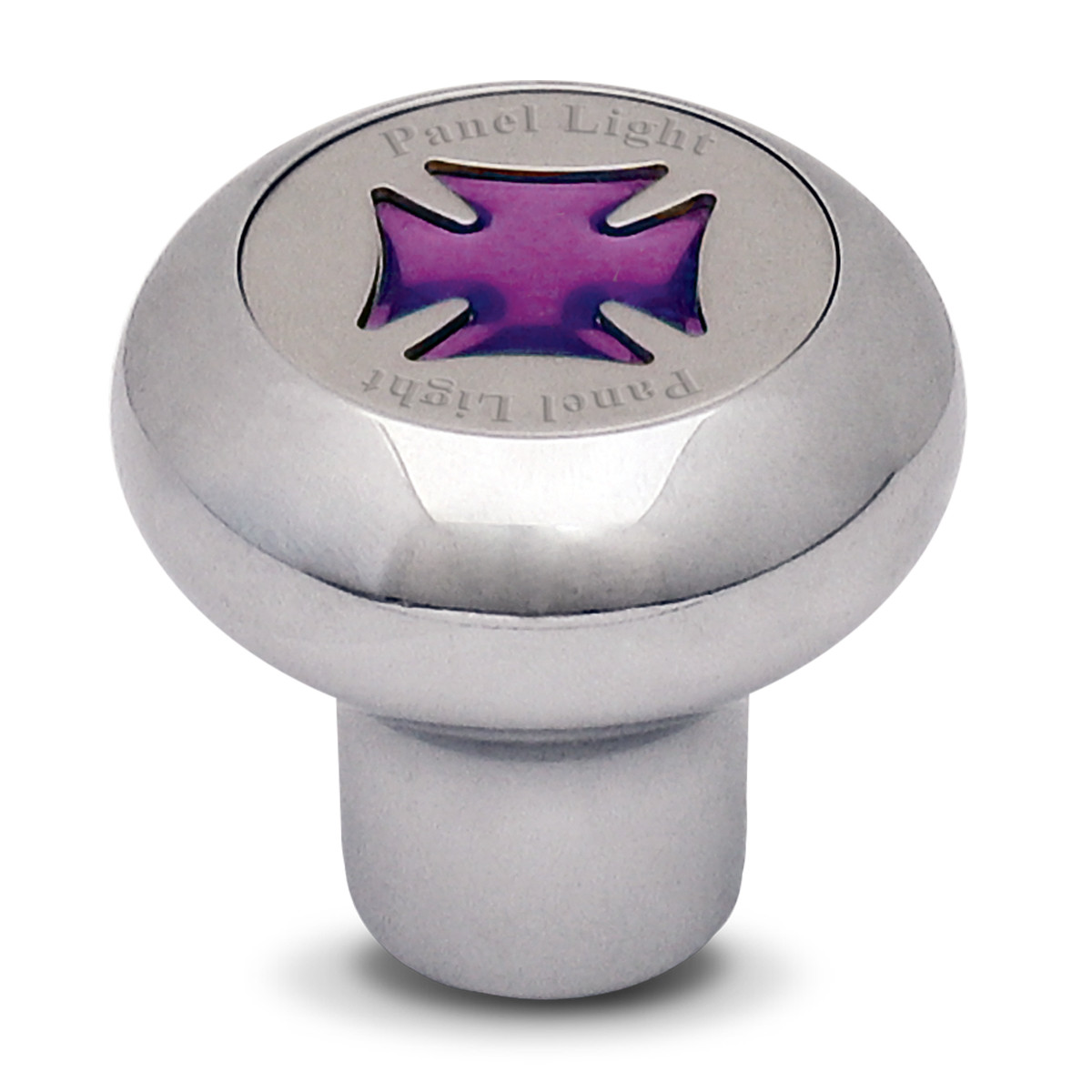 Iron Cross Chrome Dashboard Knob in Assorted Colors