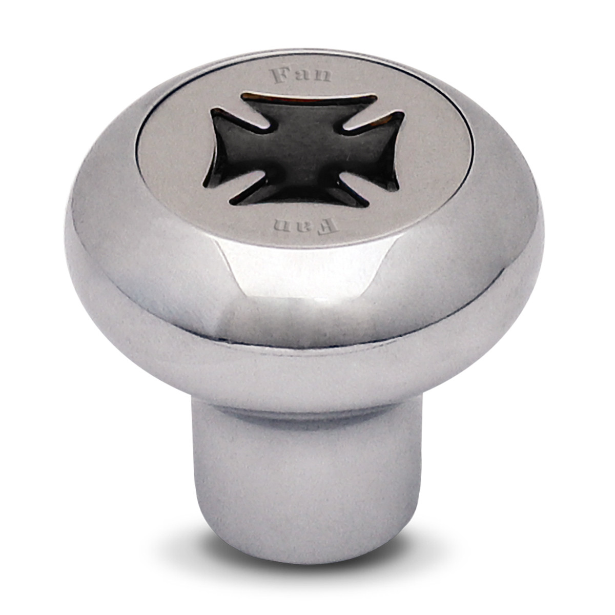 Iron Cross Chrome Dashboard Knob in Assorted Colors