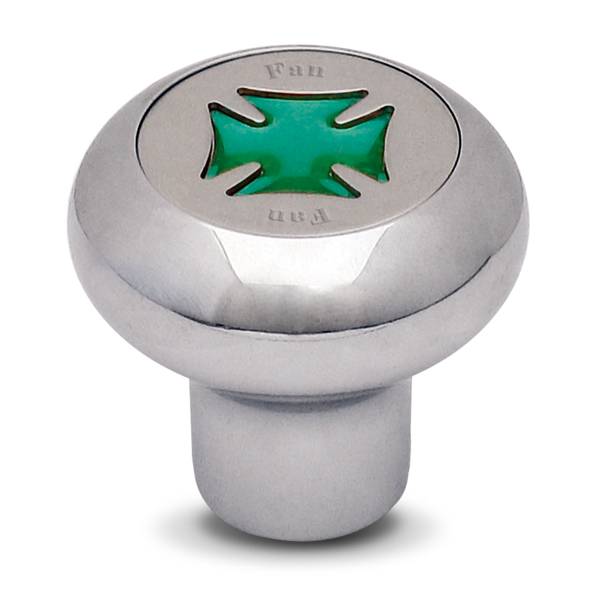 Iron Cross Chrome Dashboard Knob in Assorted Colors