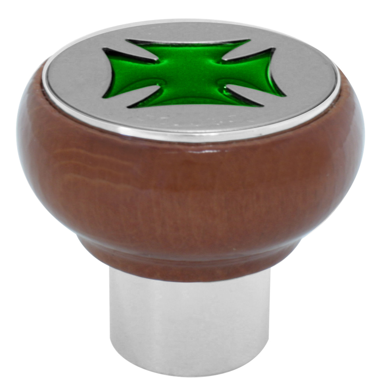 Iron Cross Wood Air Valve Knob in Assorted Colors - Thumbnail 2