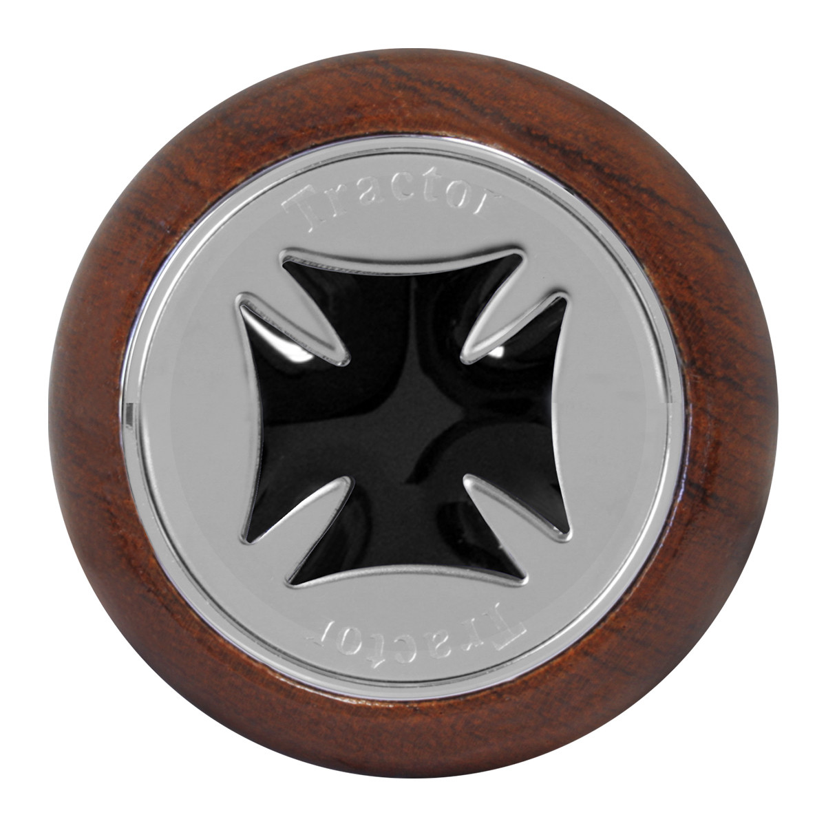 Iron Cross Wood Air Valve Knob in Assorted Colors