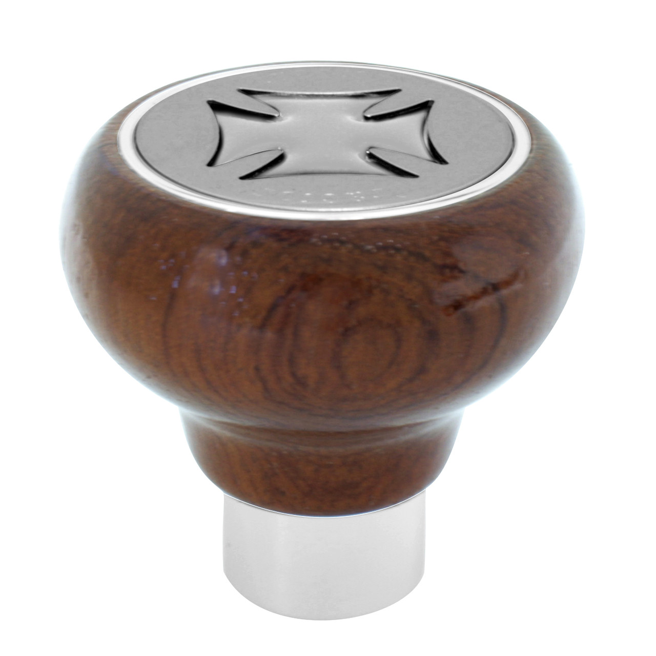 Iron Cross Rosewood Air Valve Knob in Gold/Silver - Thumbnail 2