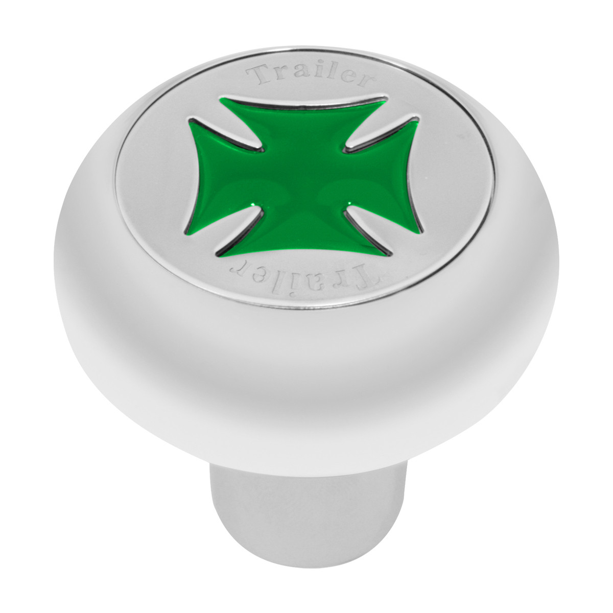 Iron Cross Chrome Air Valve Knob in Assorted Colors