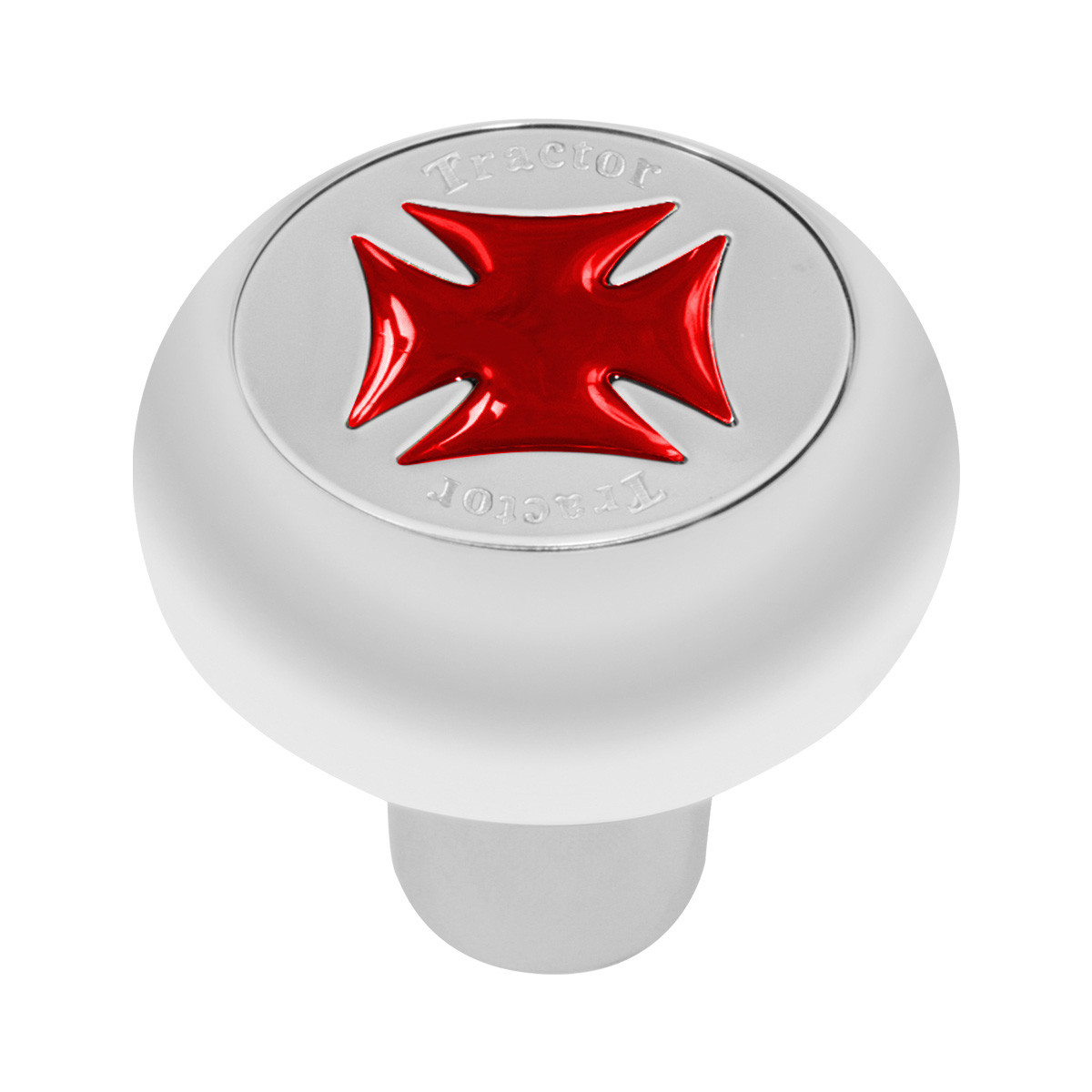 Iron Cross Chrome Air Valve Knob in Assorted Colors