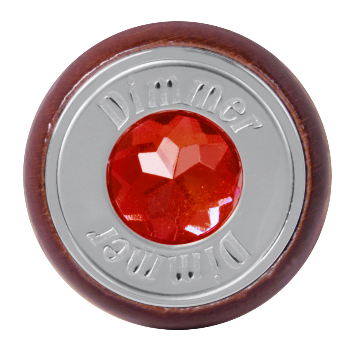 Wood Dashboard Control Knob with Crystal