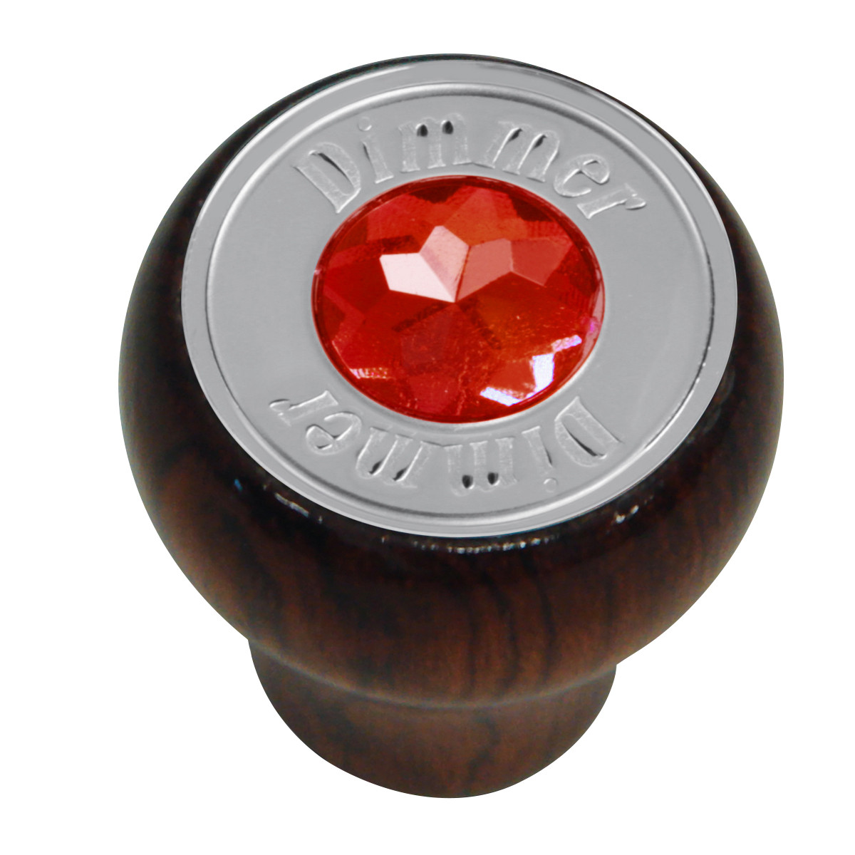 Rosewood Dashboard Control Knob with Crystal - Thumbnail 2