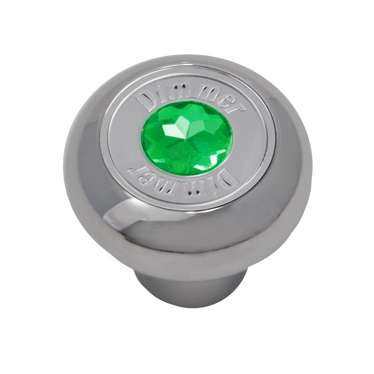 Chrome Plated Dashboard Control Knob with Crystal