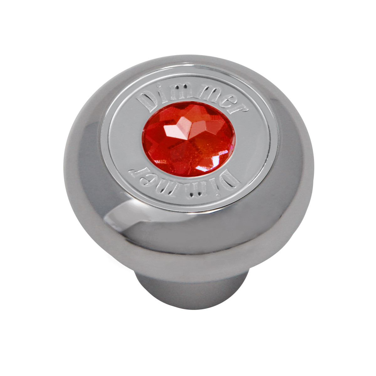 Chrome Plated Dashboard Control Knob with Crystal