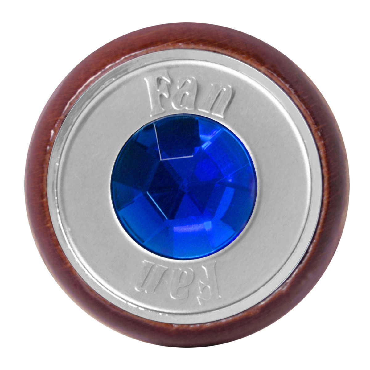 Wood Dashboard Control Knob with Crystal