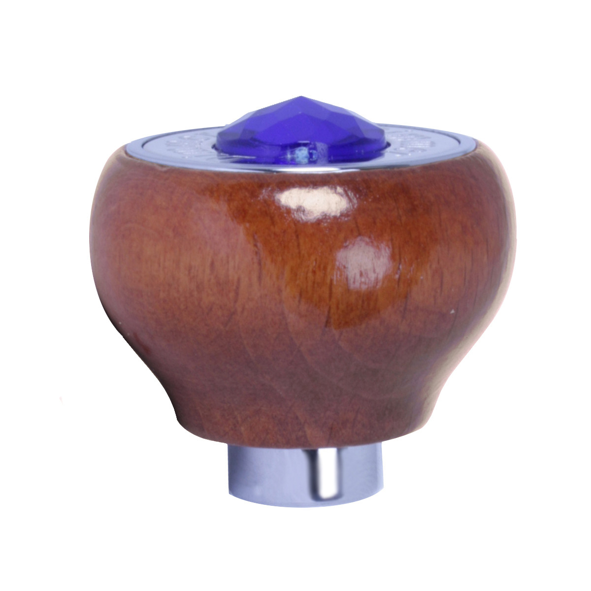 Wood Dashboard Control Knob with Crystal - Thumbnail 2