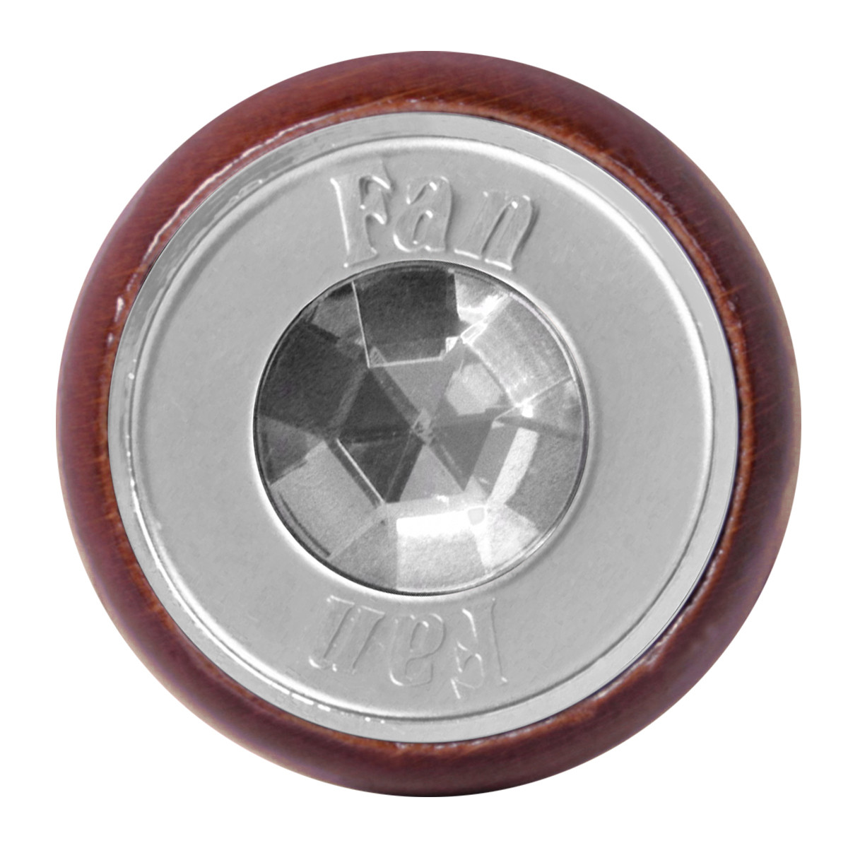 Wood Dashboard Control Knob with Crystal
