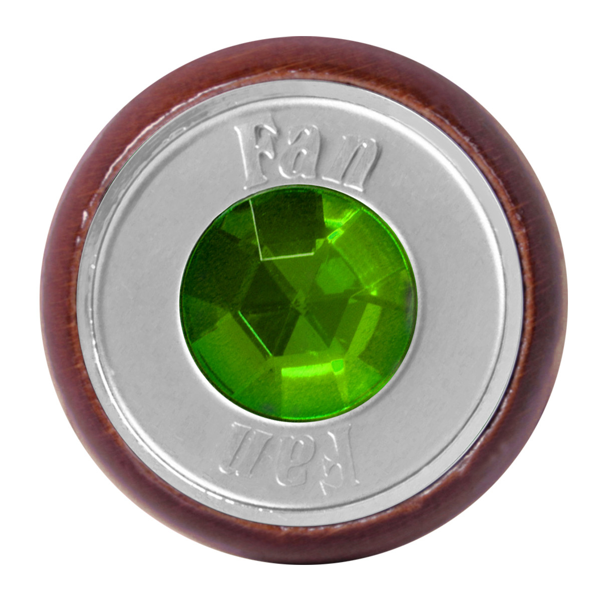 Wood Dashboard Control Knob with Crystal