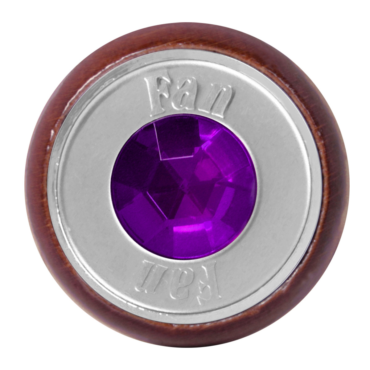 Wood Dashboard Control Knob with Crystal