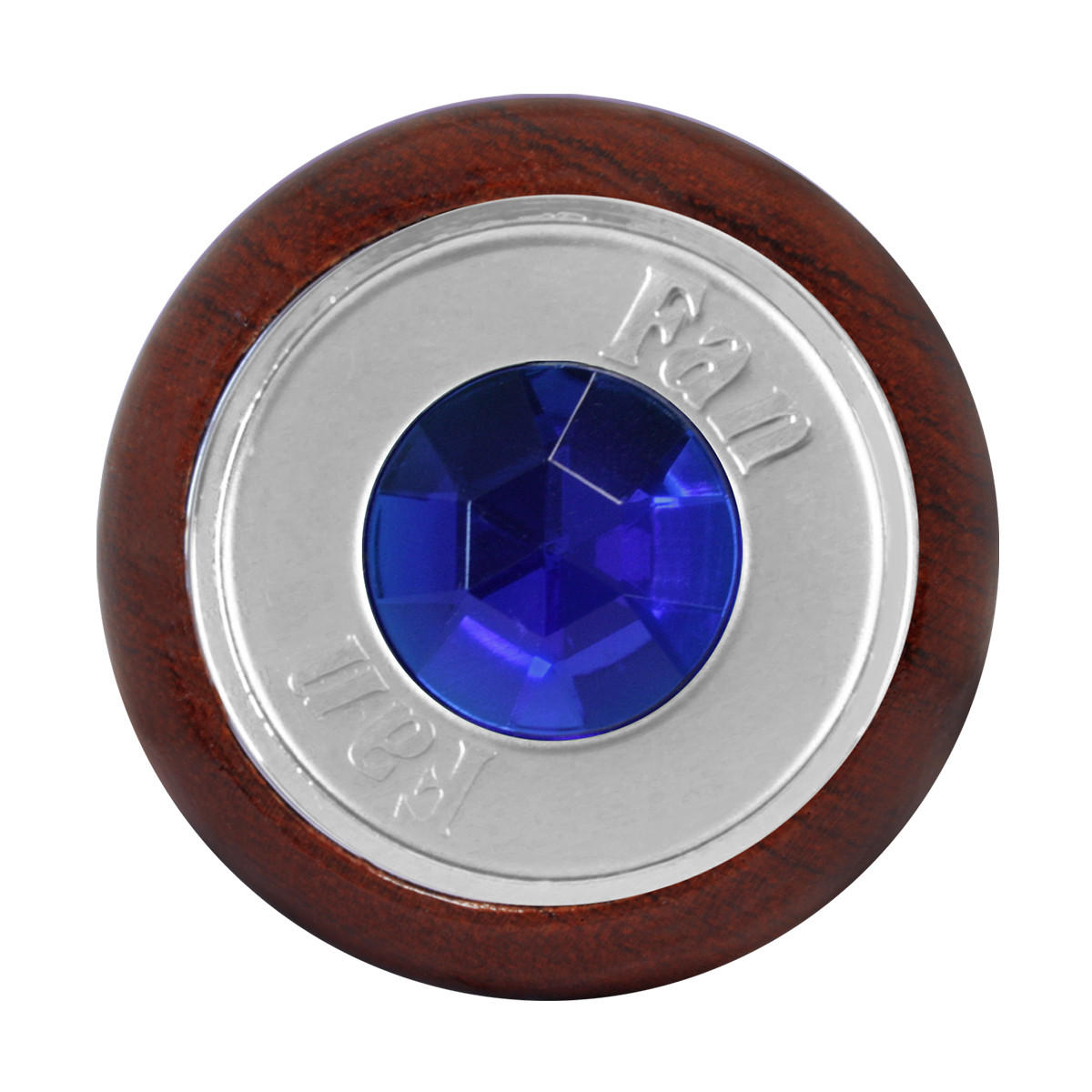 Rosewood Dashboard Control Knob with Crystal